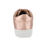 WOMAN'S SHOES BLUSH SATIN TENNIS SNEAKERS REBA-161C