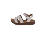 BABY'S SHOES WHITE PU SANDAL REBOUND-38KA