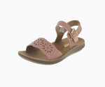 KID'S SHOES PINK PU LEATHER SANDALS RECENT-01K