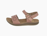 KID'S SHOES PINK PU LEATHER SANDALS RECENT-01K