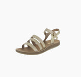 WOMAN'S SHOES GOLD PU LEATHER SANDALS RECENT-20