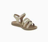 WOMAN'S SHOES GOLD PU LEATHER SANDALS RECENT-20