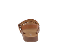 KID'S SHOES TAN PU/GLITTER SANDALS REFORM-18K