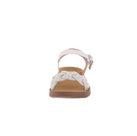 KID'S SHOES WHITE PU/GLITTER SANDALS REFORM-18K