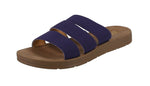 WOMAN'S SHOES PURPLE FABRIC SANDALS REFORM-21