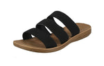 KID'S SHOES BLACK FABRIC SANDALS REFORM-21K