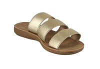 KID'S SHOES GOLD FABRIC SANDALS REFORM-21K