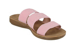 KID'S SHOES PINK FABRIC SANDALS REFORM-21K