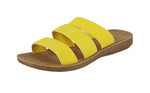 KID'S SHOES YELLOW FABRIC SANDALS REFORM-21K