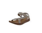 BABY'S SHOES SILVER GLITTER SANDALS REFORM-76KA