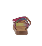 BABY'S SHOES RAINBOW/ IRIDESCENT GLITTER SANDALS REFORM-76KA