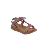 BABY'S SHOES RAINBOW/ IRIDESCENT GLITTER SANDALS REFORM-76KA