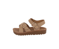 KID'S SHOES TAUPE NUB SANDALS REGULAR-78K