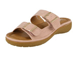 WOMAN'S SHOES BLUSH PU LEATHER COMFORT SANDALS RENEE-2