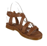 WOMAN'S SHOES TAN PU LEATHER SANDALS REPORT-32