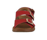 KID'S SHOES RED PU LEATHER SANDALS REFORM-6KA