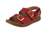 KID'S SHOES RED PU LEATHER SANDALS REFORM-6KA