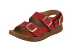 KID'S SHOES RED PU LEATHER SANDALS REFORM-6KA