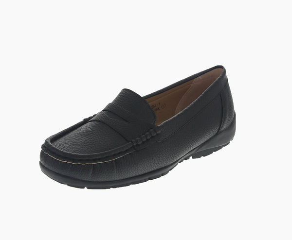 WOMAN'S SHOES BLACK PU DOCKSIDE RONDA-1