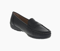 WOMAN'S SHOES BLACK PU DOCKSIDE RONDA-1