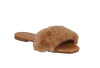 WOMAN'S SHOES CAMEL SUEDE SANDALS SALINAS-1