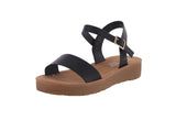 WOMAN'S SHOES BLACK PU SANDALS SALVIA-24