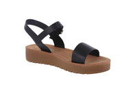 WOMAN'S SHOES BLACK PU SANDALS SALVIA-24