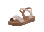 WOMAN'S SHOES IVORY PU SANDALS SALVIA-24