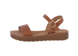 WOMAN'S SHOES TAN PU SANDALS SALVIA-24