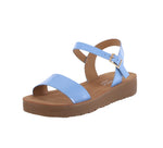 WOMAN'S SHOES LIGTH BLUE PAT SANDALS SALVIA-12