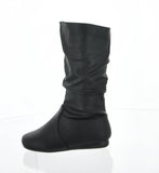 KID'S SHOES BLACK BOOTS PU SELENA-24K