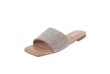 WOMAN'S SHOES NUDE PAT/GLITTER SANDALS SELENA-5