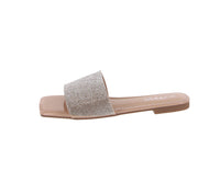 WOMAN'S SHOES NUDE PAT/GLITTER SANDALS SELENA-5