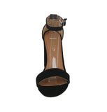 WOMAN'S SHOES BLACK SUEDE HEELS SHIRLEY-1