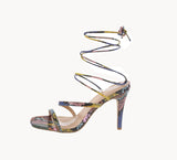 WOMAN'S SHOES PYTHON MULTI PU HEELS SHOP-1