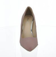 WOMAN'S SHOES DESERT ROSE SUEDE HEELS SHOW-13