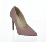 WOMAN'S SHOES DESERT ROSE SUEDE HEELS SHOW-13