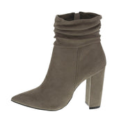 WOMAN'S BOOTIES TAUPE SUEDE PU SIGNAL-61AX