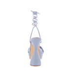 WOMAN'S SHOES BLUE SUEDE HEELS SKYVIEW-4