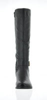 WOMAN'S SHOES BLACK PU BOOTS SOLIS-1