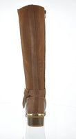 WOMAN'S SHOES TAN PU BOOTS SOLIS-1