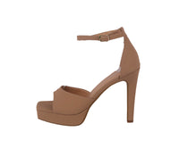 WOMAN'S SHOES TAN NUB HEELS SONNET-1