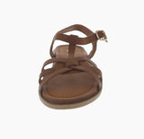 KID'S SHOES TAN PU LEATHER SANDALS SOOTH-03K