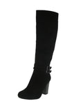 WOMAN'S SHOES BLACK SUEDE BOOTS SOPHIE-58