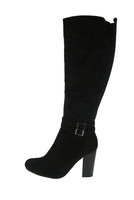 WOMAN'S SHOES BLACK SUEDE BOOTS SOPHIE-58