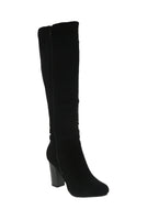 WOMAN'S SHOES BLACK SUEDE BOOTS SOPHIE-58