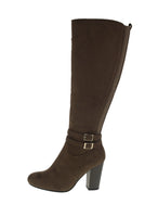 WOMAN'S SHOES TAUPE SUEDE BOOTS SOPHIE-58