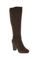 WOMAN'S SHOES TAUPE SUEDE BOOTS SOPHIE-58