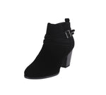 WOMAN'S BOOTIES BLACK NUB SOSANNA-1