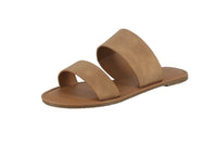 WOMAN'S SHOES TAN SUEDE SANDALS STANTON-2